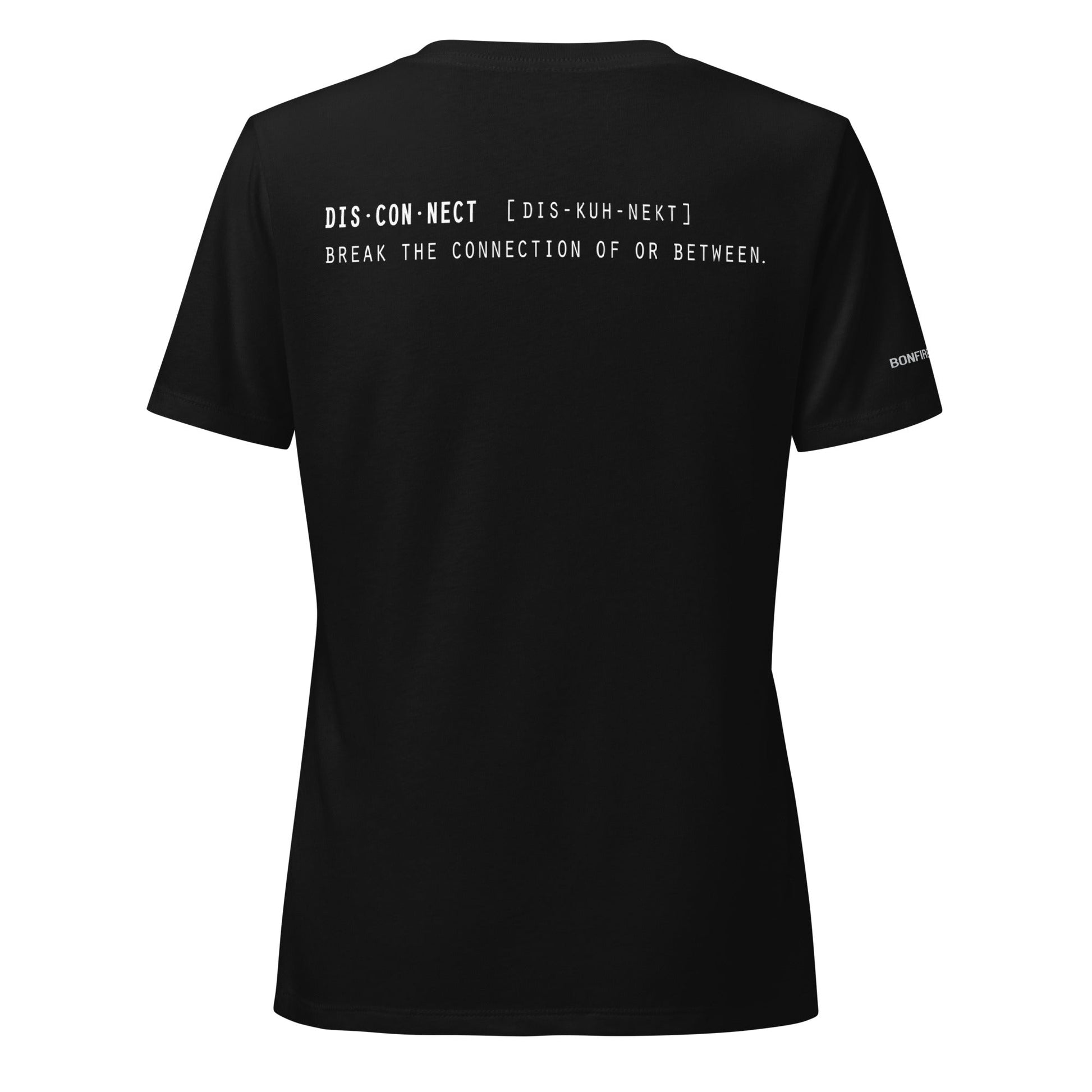 Women’s Bonfire v-neck t-shirt - Bonfire Hustle